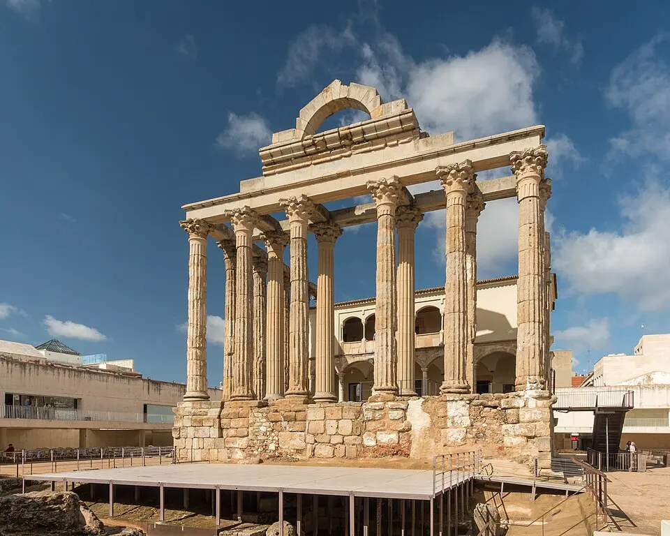 Templo de Diana en Mérida